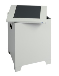 Abfalltrennung PWK, RAL 7035/7016, 73 Liter 2