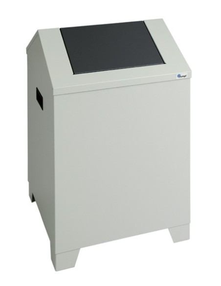 Abfalltrennung PWK, RAL 7035/7016, 73 Liter