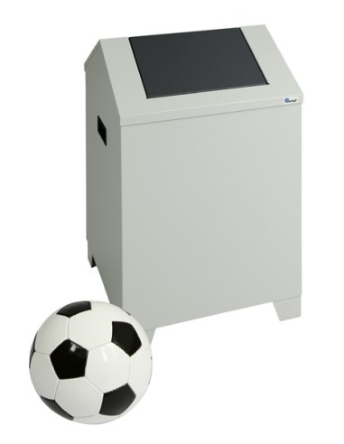 Abfalltrennung PWK, RAL 7035/7016, 73 Liter