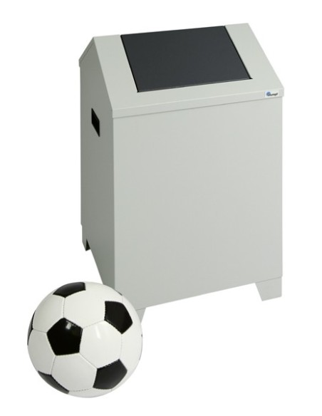 Abfalltrennung PWK, RAL 7035/7016, 73 Liter