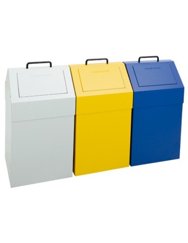 Abfalltrennung 45, stationär, RAL 5010/5010, 45 Ltr.