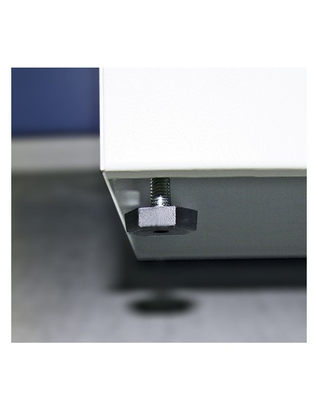 Abfalltrennung FP 45, 3-fach Station. Behälter zur Wandbefestigung, RAL 7035/ProPads, verz. Innenbehälter, 3x45 Liter