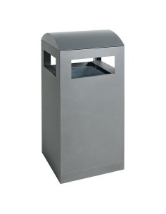 Abfalltrennung A³, anthrazitgrau/7016, verz. Innenbehälter, 90 Liter