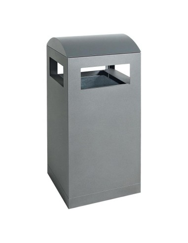 Abfalltrennung A³, anthrazitgrau/7016, verz. Innenbehälter, 90 Liter