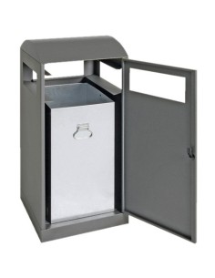 Abfalltrennung A³, anthrazitgrau/7016, verz. Innenbehälter, 90 Liter 2