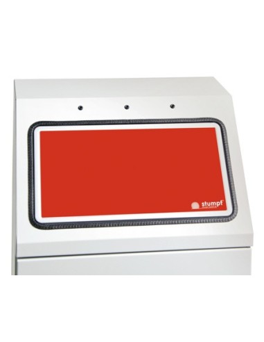 Abfalltrennung FD 45, Behälter zur Wandbefestigung, RAL 7035/ProPads, verz. Innenbehälter, 45 Liter