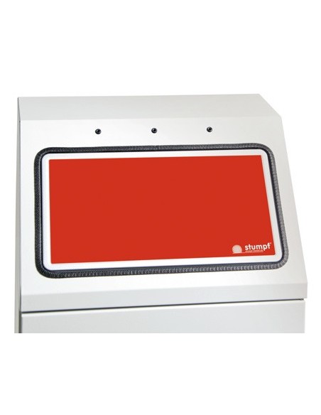 Abfalltrennung FD 45, Behälter zur Wandbefestigung, RAL 7035/ProPads, verz. Innenbehälter, 45 Liter