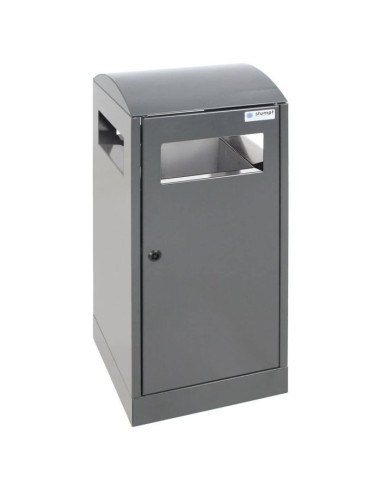 Abfalltrennung A³, anthrazitgrau/7016, verz. Innenbehälter, 40 Liter