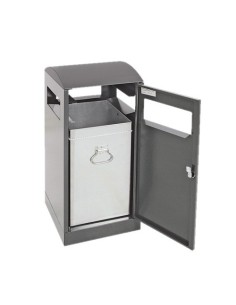 Abfalltrennung A³, anthrazitgrau/7016, verz. Innenbehälter, 40 Liter 2