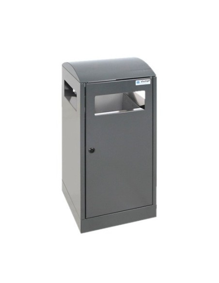 Abfalltrennung A³, anthrazitgrau/7016, verz. Innenbehälter, 40 Liter