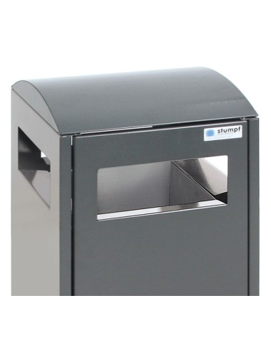 Abfalltrennung A³, anthrazitgrau/7016, verz. Innenbehälter, 40 Liter