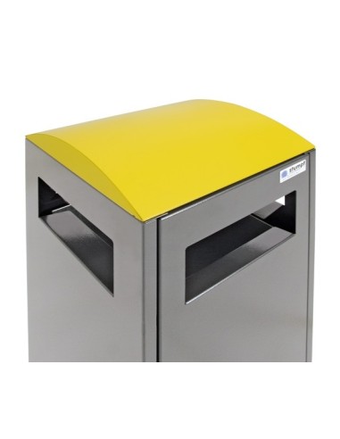 Abfalltrennung A³, anthrazitgrau/1003, verz. Innenbehälter, 40 Liter