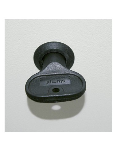 Abfalltrennung FP 45, Behälter zur Wandbefestigung, RAL 7035/ProPad taubenblau. Mit verzinktem Innenbehälter, 45 Liter.