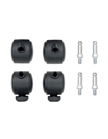 Abfalltrennung Modul-Vario 75, graualu-struktur, ProSlide-System, 75 Liter