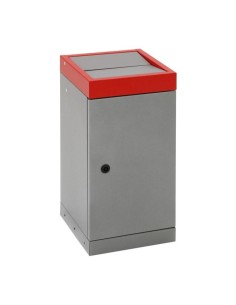 Abfalltrennung ProTec-Plus, graualu/3000, verz. Innenbehälter, 30 Liter
