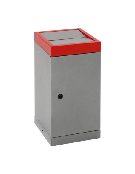 Abfalltrennung ProTec-Plus, graualu/3000, verz. Innenbehälter, 30 Liter