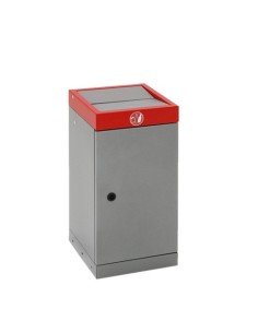 Abfalltrennung ProTec-Plus, graualu/3000, verz. Innenbehälter, 30 Liter 2