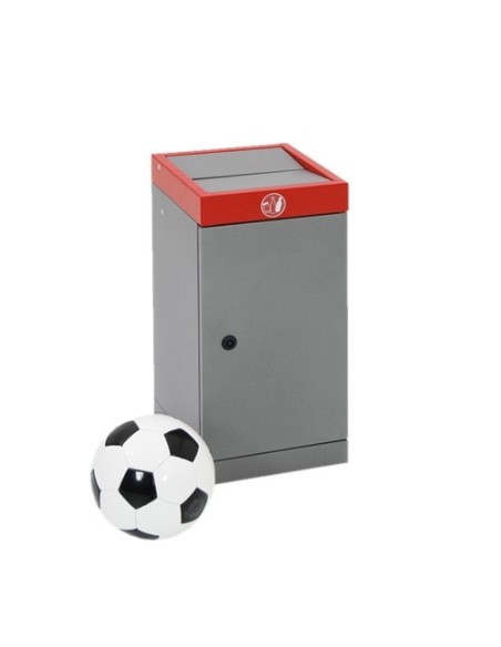 Abfalltrennung ProTec-Plus, graualu/3000, verz. Innenbehälter, 30 Liter