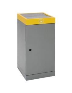 Abfalltrennung ProTec-Plus, graualu/1003, verz. Innenbehälter, 70 Liter 2