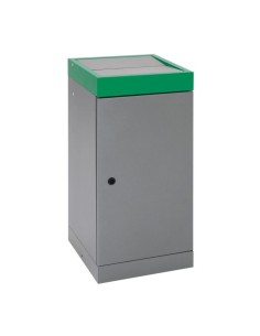 Abfalltrennung ProTec-Plus, graualu/6024, verz. Innenbehälter, 70 Liter