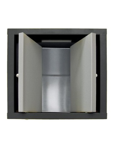 Abfalltrennung ProTec-Plus, 3-fach Station, graualu-struktur/1003, 5010, 7016, verz. Innenbehälter, 3x70 Liter