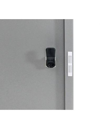 Abfalltrennung ProTec-Plus, 4-fach Abfall Insel, graualu-struktur/6024, 1003, 5010, 7016, verz. Innenbehälter, 4x70 Liter