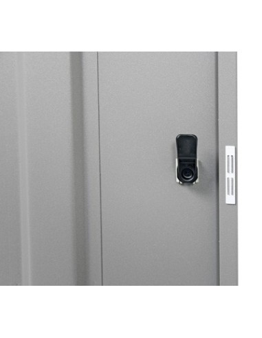 Abfalltrennung Modul-Vario 60, graualu-struktur, ProSlide-System, 60 Liter