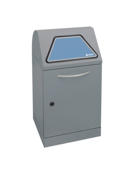 Abfalltrennung Modul-Vario 45, graualu-struktur, verz. Innenbehälter, 45 Liter