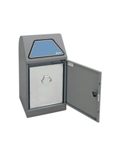 Abfalltrennung Modul-Vario 45, graualu-struktur, verz. Innenbehälter, 45 Liter 2