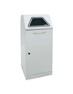 Abfalltrennung Modul-Vario 120, lichtgrau, ProSlide-System, 120 Liter