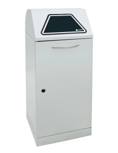 Abfalltrennung Modul-Vario 120, lichtgrau, ProSlide-System, 120 Liter 2