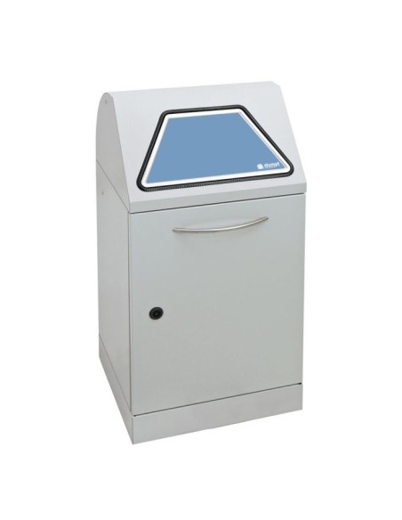 Abfalltrennung Modul-Vario 45, lichtgrau, ProSlide-System, 45 Liter