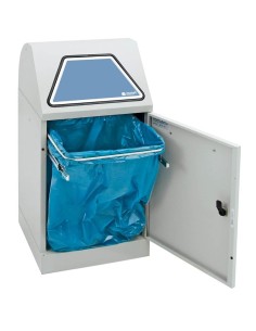 Abfalltrennung Modul-Vario 45, lichtgrau, ProSlide-System, 45 Liter 2