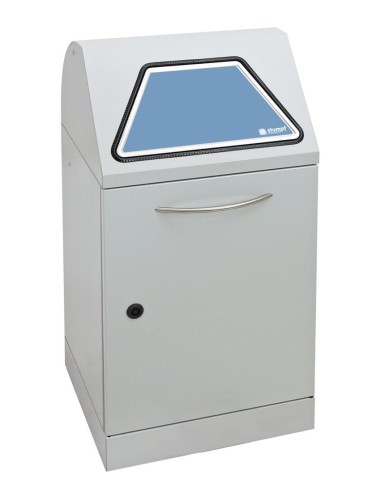 Abfalltrennung Modul-Vario 45, lichtgrau, ProSlide-System, 45 Liter