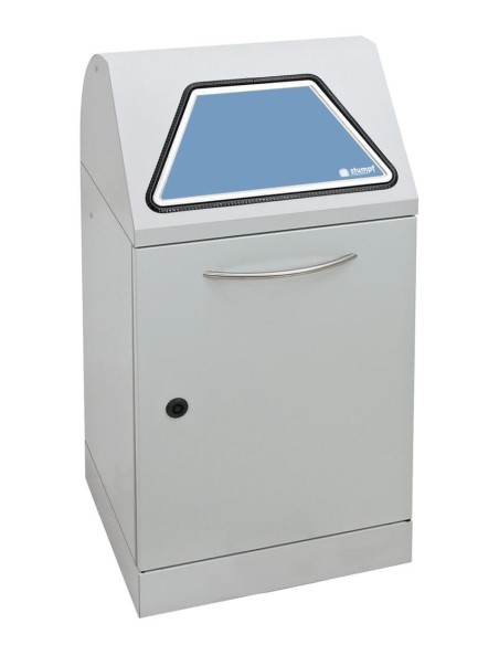 Abfalltrennung Modul-Vario 45, lichtgrau, ProSlide-System, 45 Liter