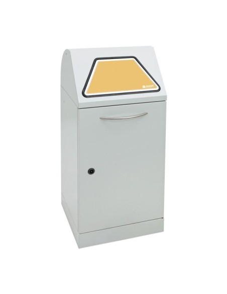 Abfalltrennung Modul-Vario 60, lichtgrau, ProSlide-System, 60 Liter