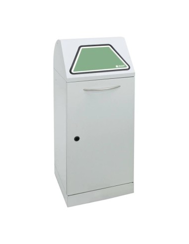 Abfalltrennung Modul-Vario 75, lichtgrau, ProSlide-System, 75 Liter