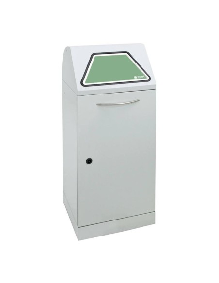 Abfalltrennung Modul-Vario 75, lichtgrau, ProSlide-System, 75 Liter