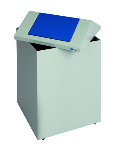 Abfalltrennung PWK, RAL 7035/5010, 45 Liter