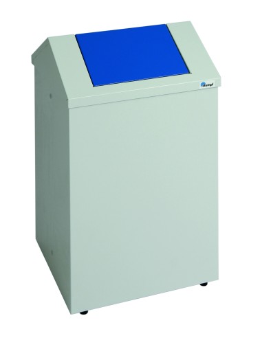 Abfalltrennung PWK, RAL 7035/5010, 45 Liter