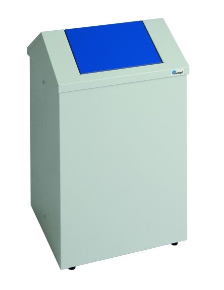 Abfalltrennung PWK, RAL 7035/5010, 45 Liter