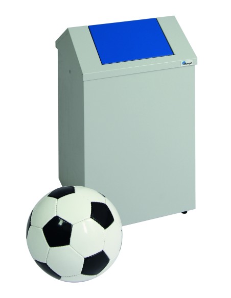 Abfalltrennung PWK, RAL 7035/5010, 45 Liter