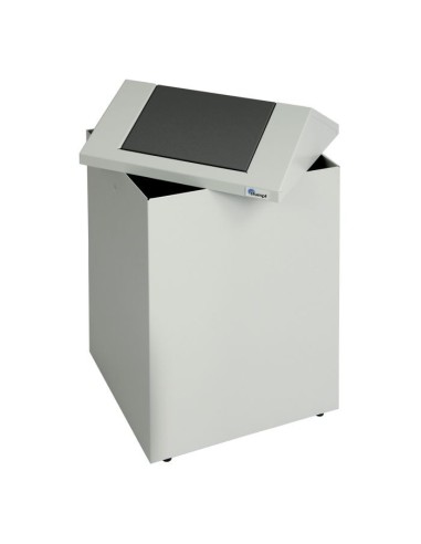 Abfalltrennung PWK, RAL 7035/7016, 45 Liter