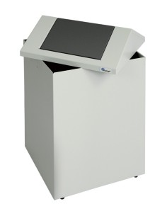 Abfalltrennung PWK, RAL 7035/7016, 45 Liter 2