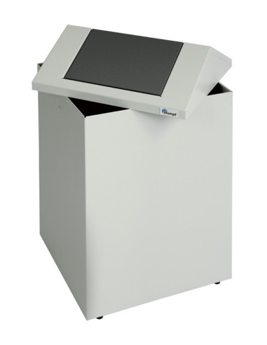 Abfalltrennung PWK, RAL 7035/7016, 45 Liter