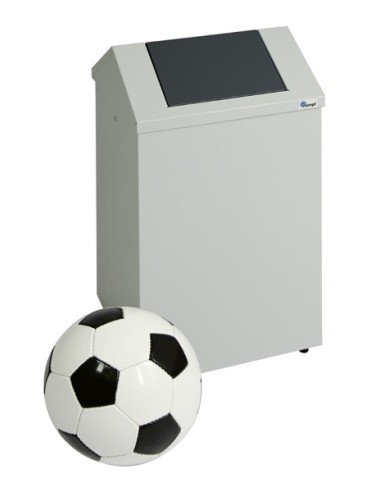 Abfalltrennung PWK, RAL 7035/7016, 45 Liter