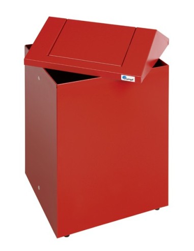 Abfalltrennung PWK, RAL 3000/3000, 45 Liter