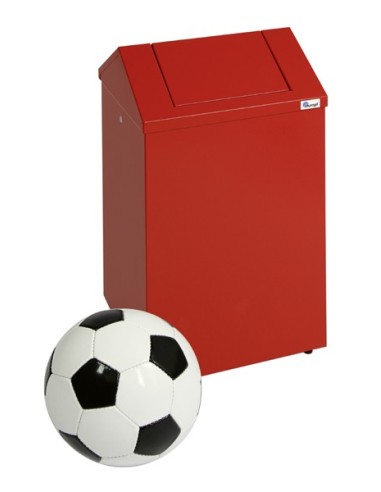 Abfalltrennung PWK, RAL 3000/3000, 45 Liter