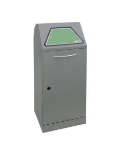 Abfalltrennung Modul-Vario 75 graualu-struktur, verz. Innenbehälter, 75 Liter