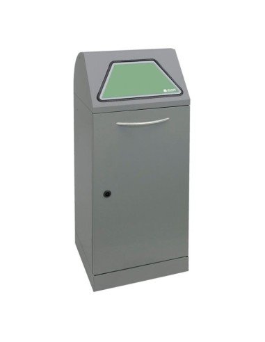 Abfalltrennung Modul-Vario 75 graualu-struktur, verz. Innenbehälter, 75 Liter